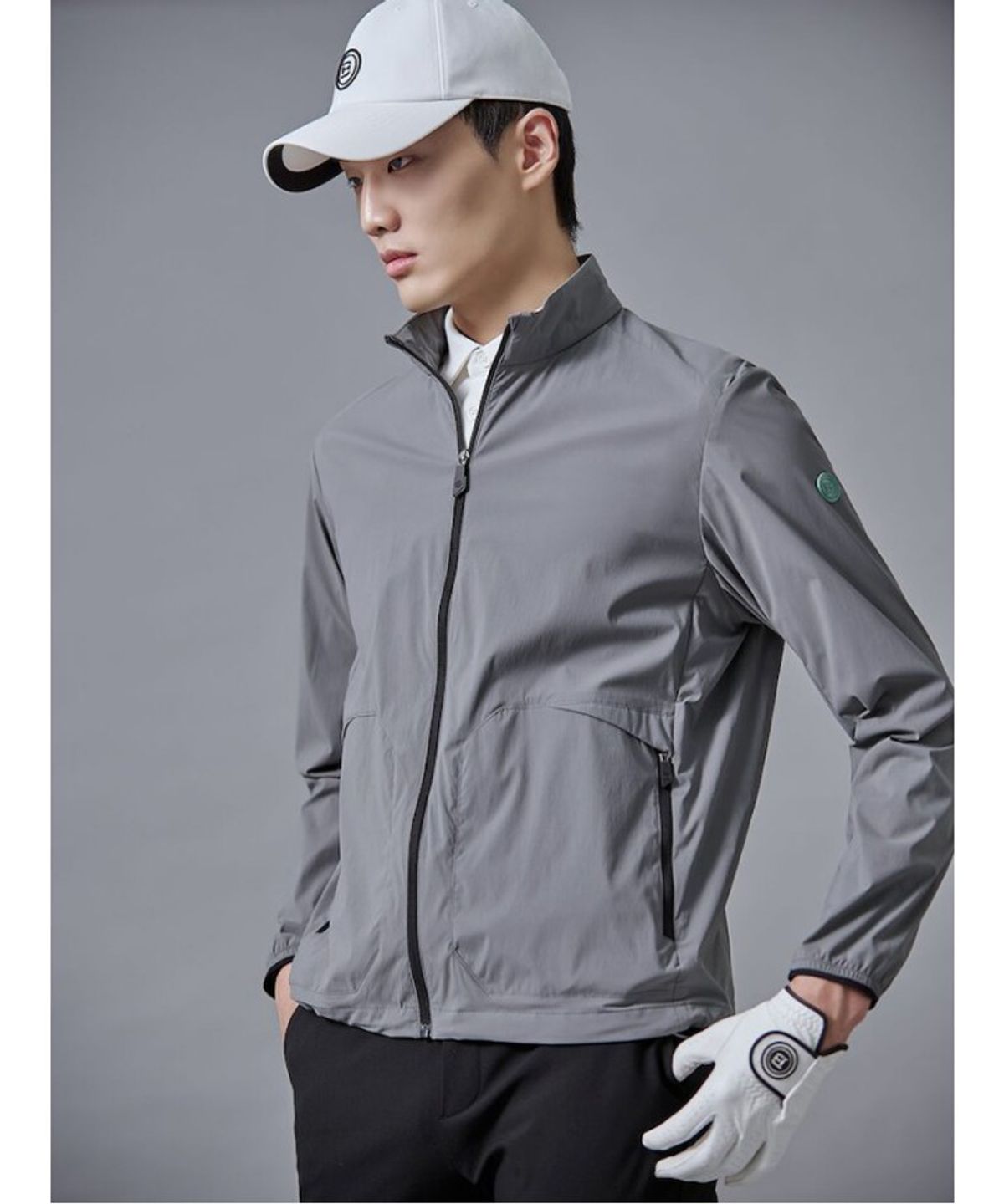 빈폴골프(BEANPOLE GOLF) 남성 경량 바람막이  애쉬