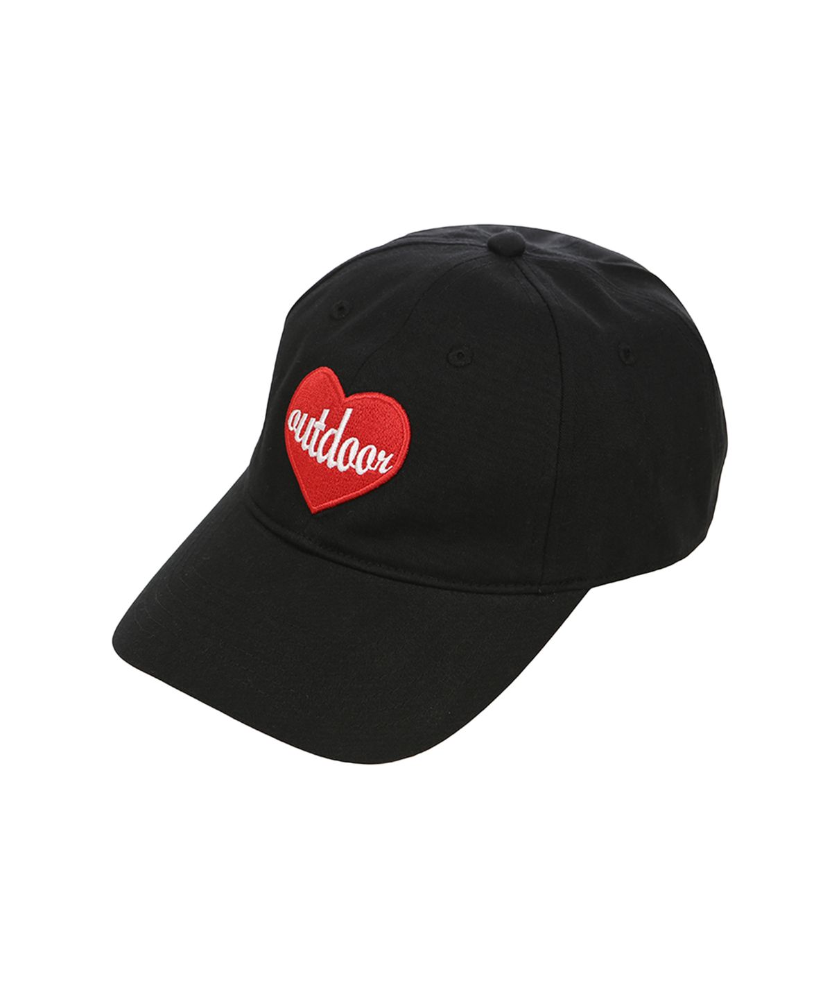 아웃도어 프로덕츠(OUTDOOR PRODUCTS) HEART LOGO BALL CAP (BLACK)