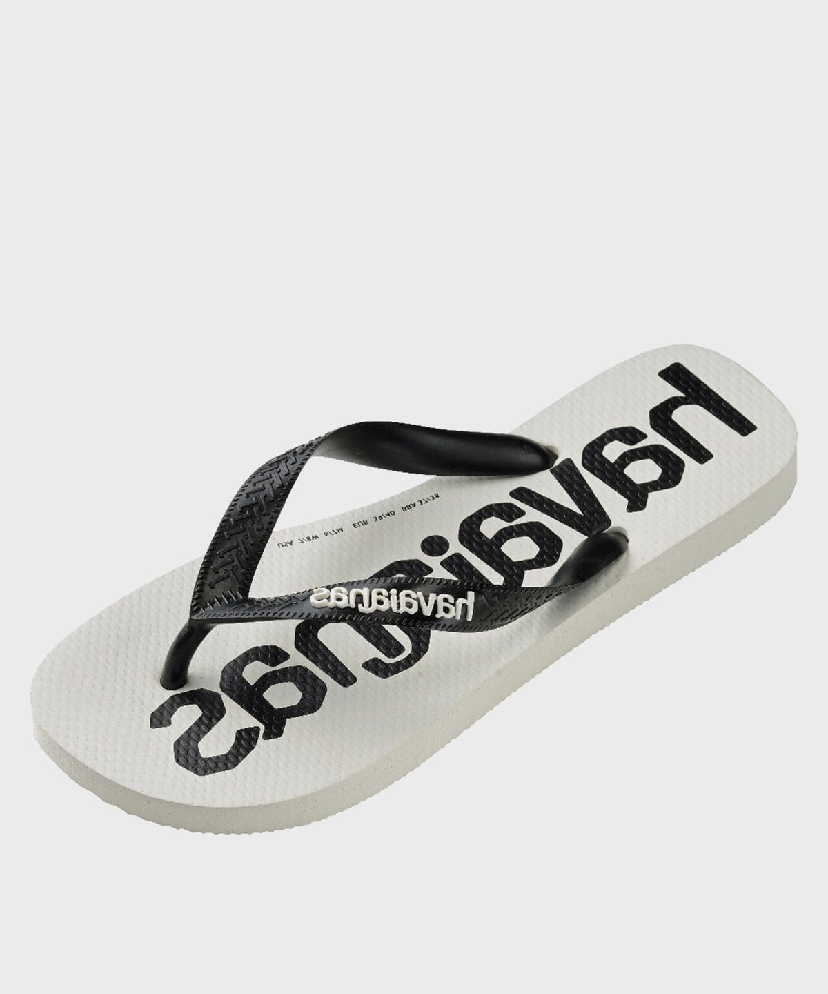 하바이아나스(HAVAIANAS) 탑 로고 마니아2 플립플랍 WHITE