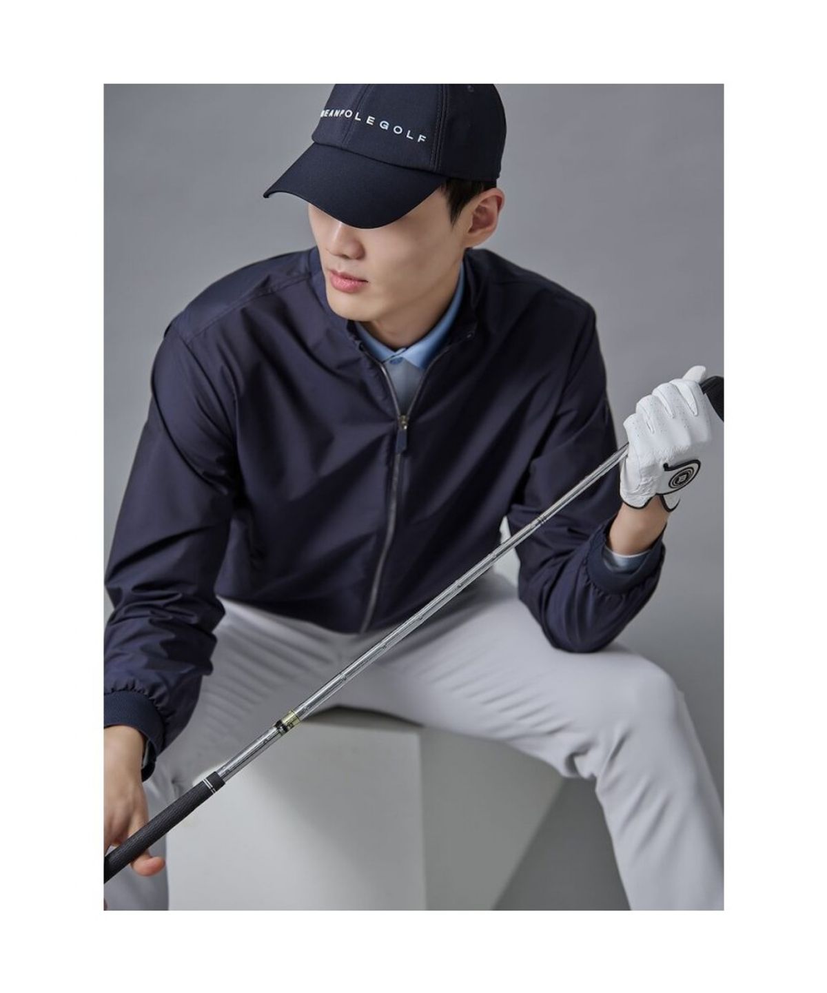빈폴골프(BEANPOLE GOLF) 남성 경량 블루종  네이비