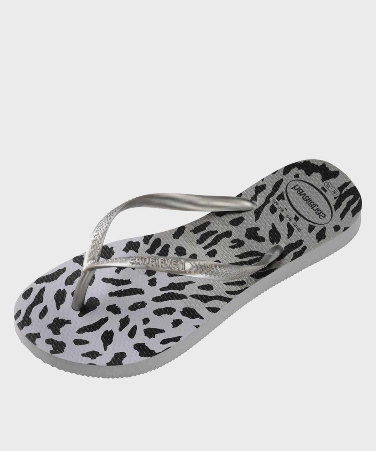 하바이아나스(HAVAIANAS) 슬림 애니멀 플립플랍 Grey/Grey