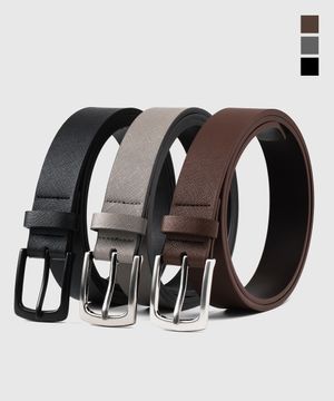 모던 사피아노 스퀘어  레더 벨트_7color