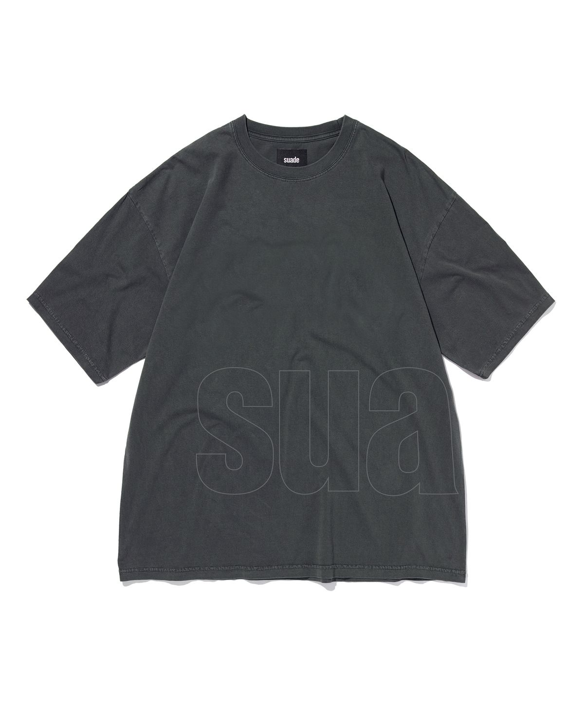 스웨이드(SUADE) BIG LOGO TEE [PIGMENT BLACK]