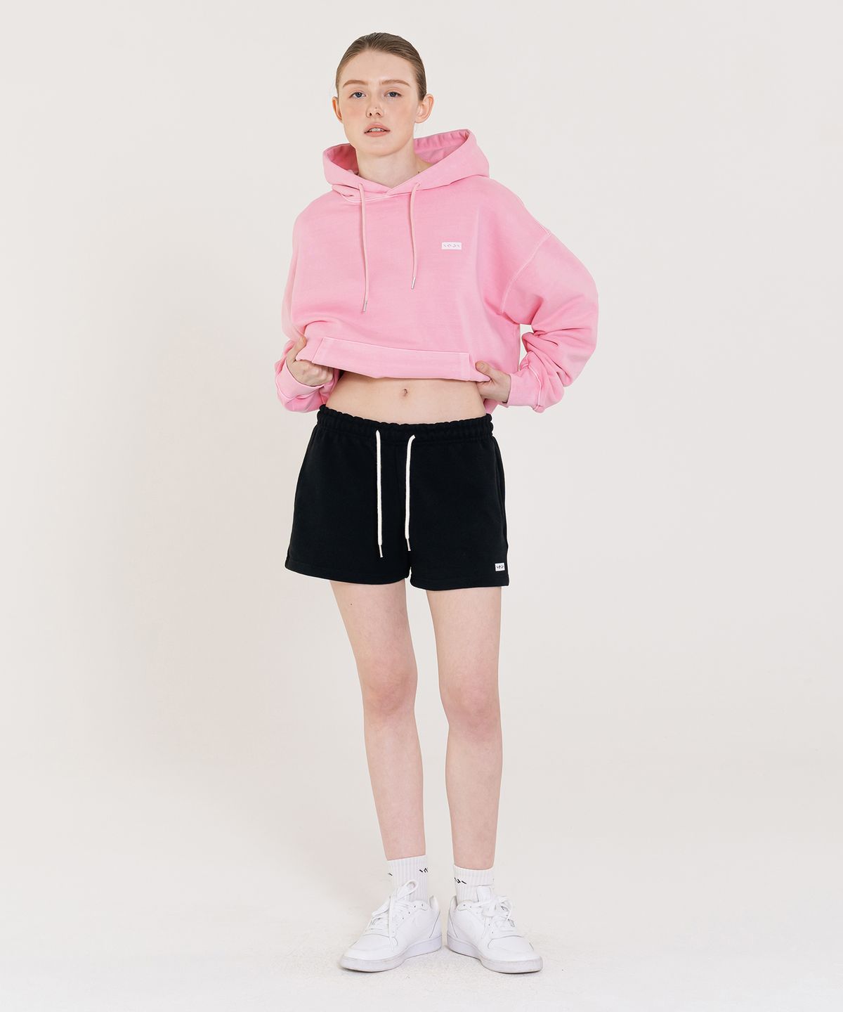 인지액티브(INJIACTIVE) Cotton Soft Banding Shorts 블랙