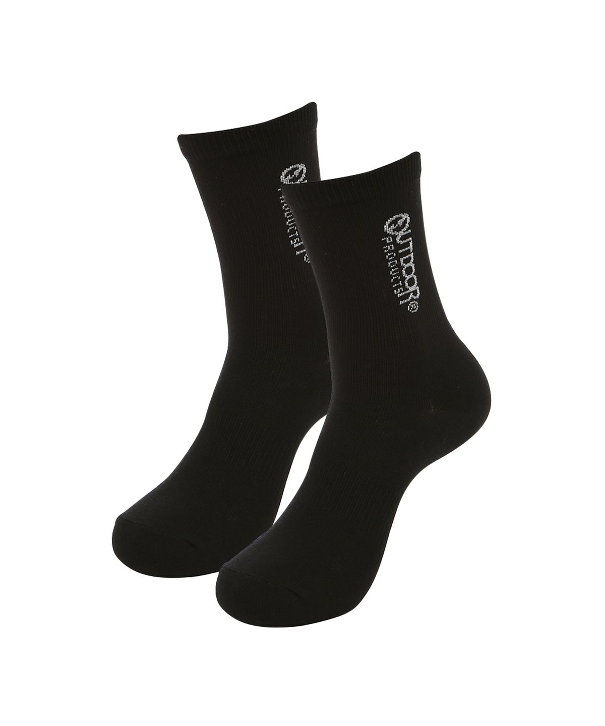 아웃도어 프로덕츠(OUTDOOR PRODUCTS) W MID-LENGTH SOCKS (BLACK)