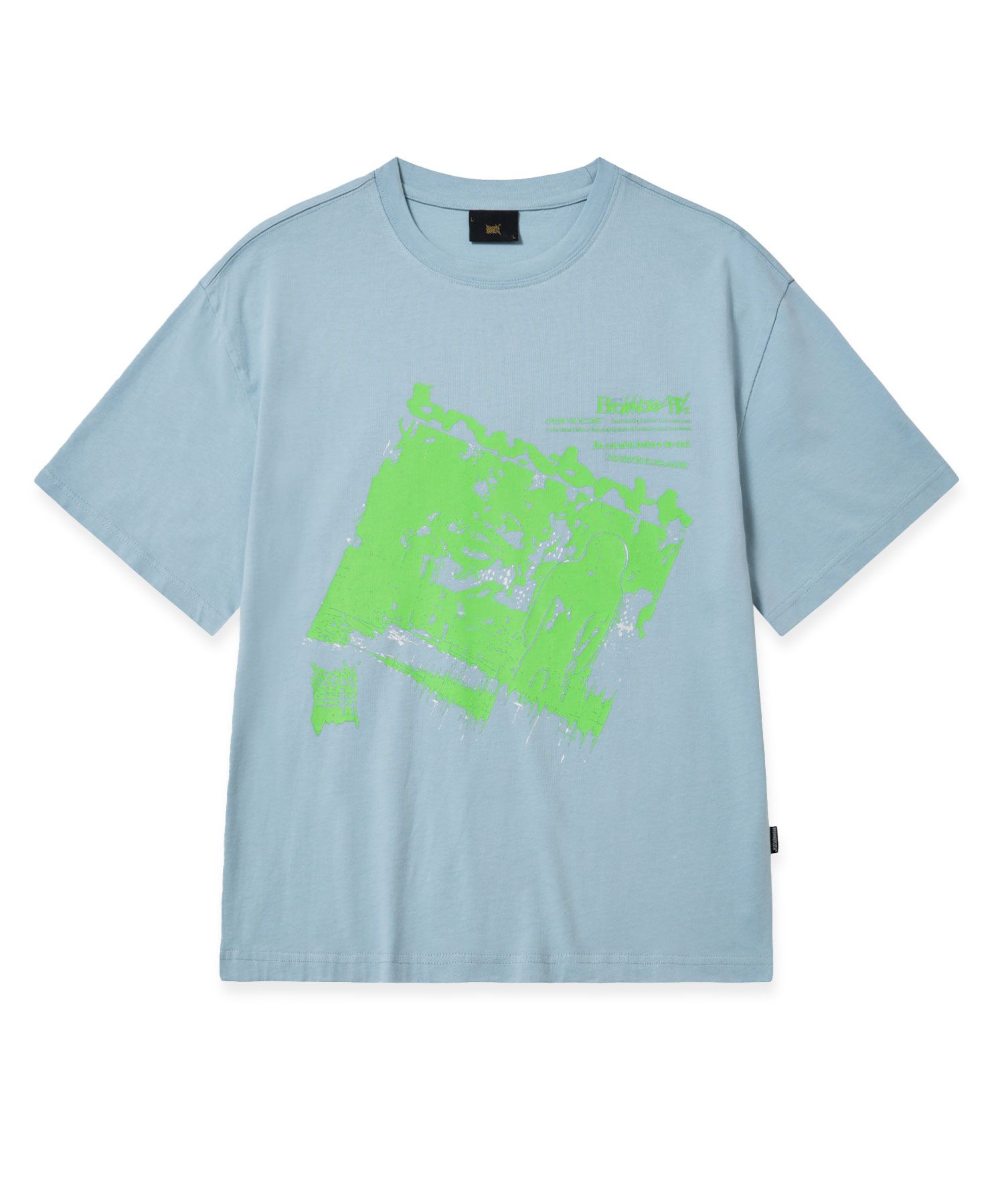 ★BROWNBREATH★ VXB TEE LIGHT BLUE TOP - Brownbreath Online Store