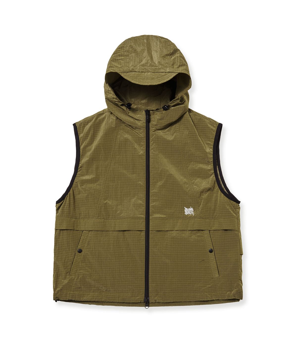 브라운브레스(BROWNBREATH) TAG LIGHT HOOD VEST - BROWN