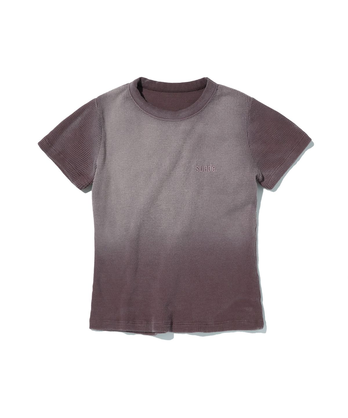 스웨이드(SUADE) WASHED THERMAL LOGO TEE [BROWN]