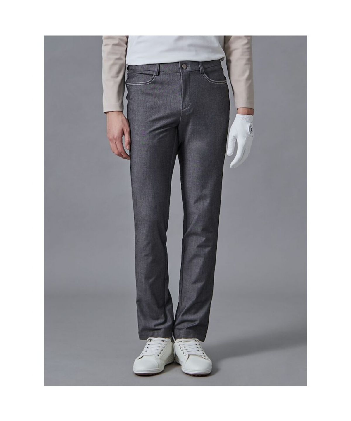 빈폴골프(BEANPOLE GOLF) 남성 데님라이크 슬림 팬츠  애쉬