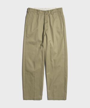 1970s Straight-Leg Work Pants Khaki