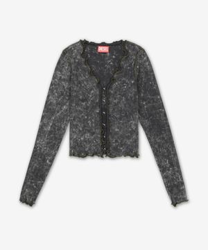 T 플러스 가디건 - 차콜 / A171970JQAT900A