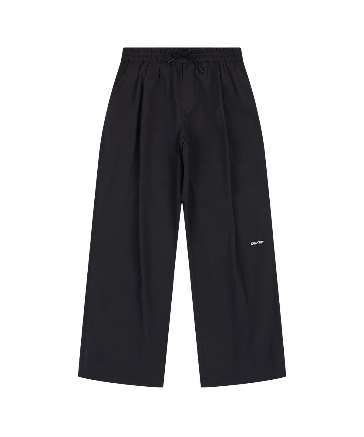 아웃도어 프로덕츠(OUTDOOR PRODUCTS) NYLON ONE-TUCK PANTS (BLACK)