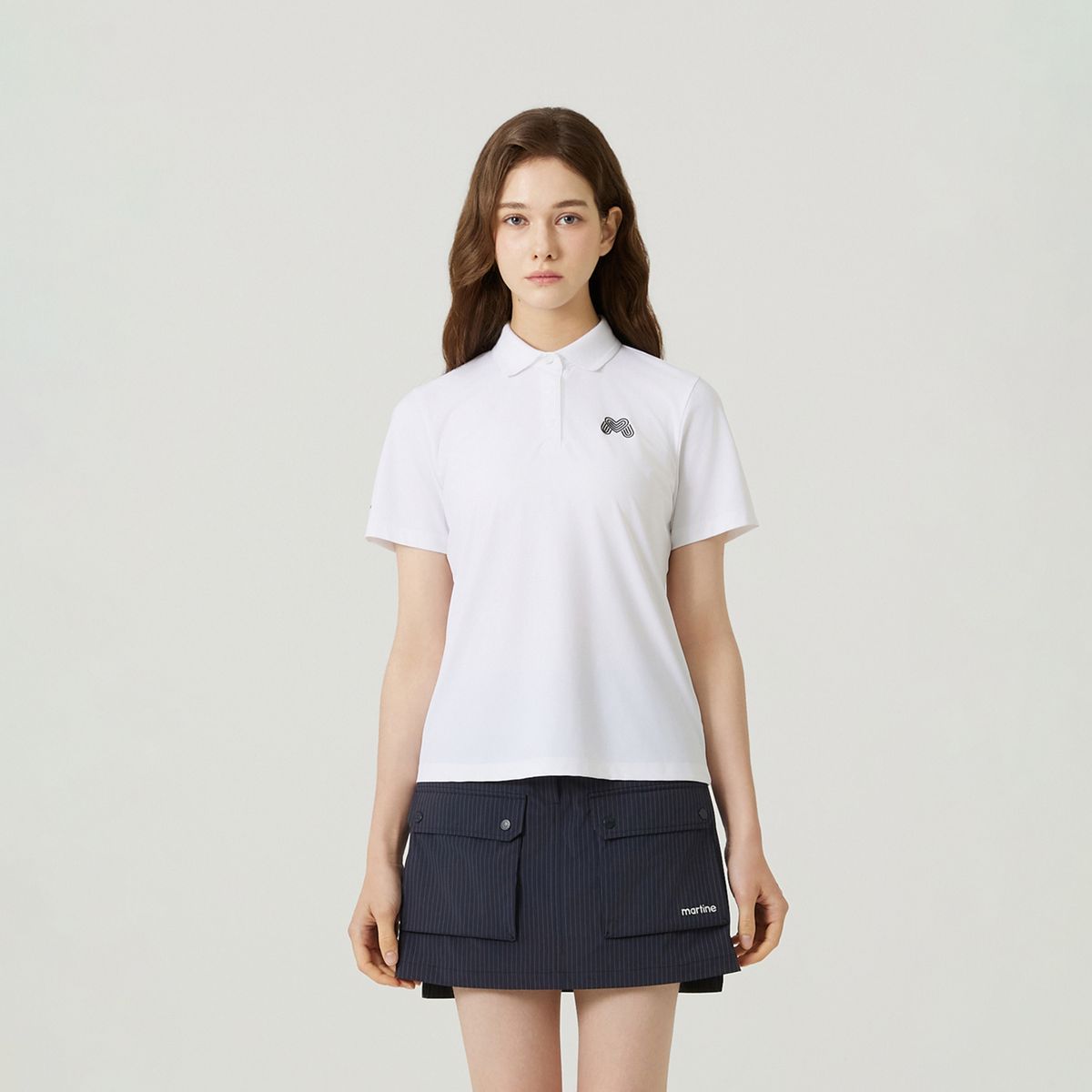 마틴골프(MARTINE GOLF) Basic Polo Shirts_White