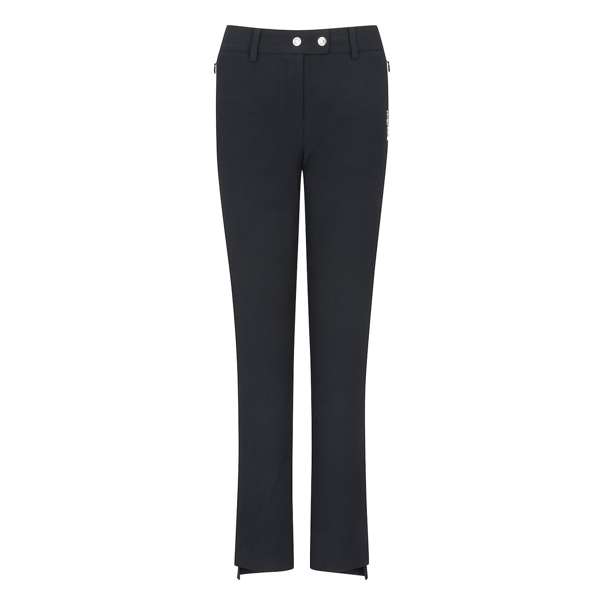 마틴골프(MARTINE GOLF) Hem Cutting Slim Pants_Black