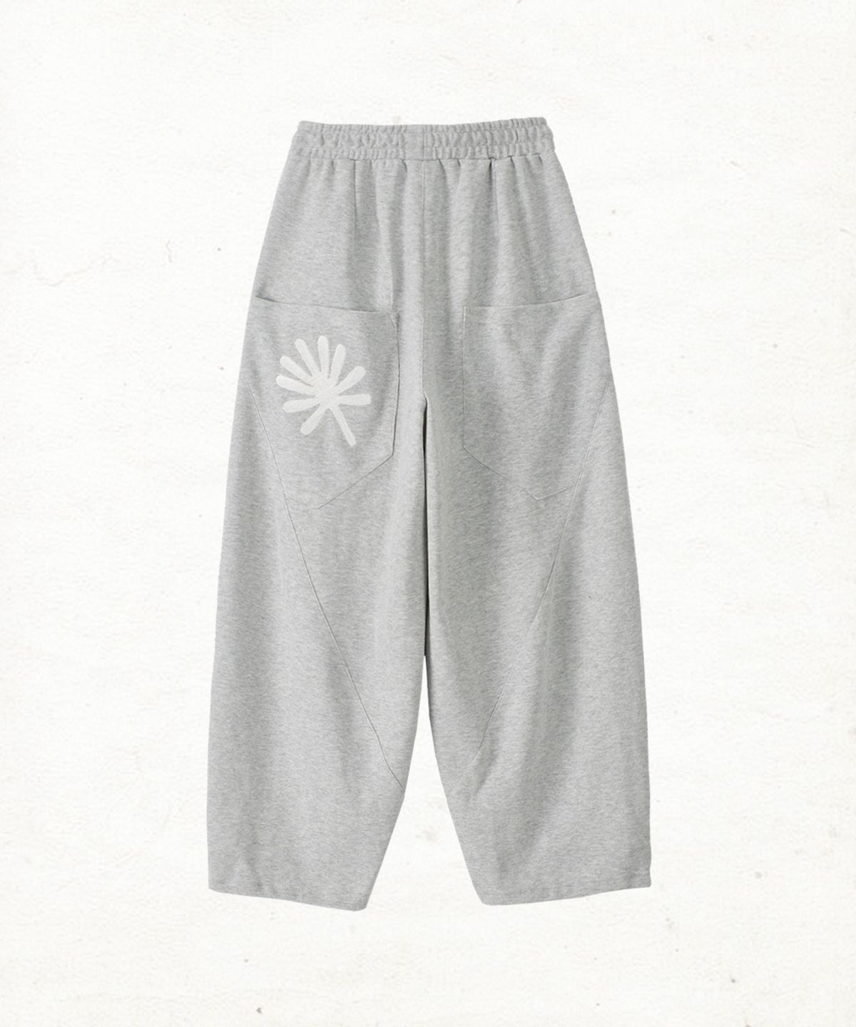 단델(DANDEL) DD structure balloon sweat pants (GREY)