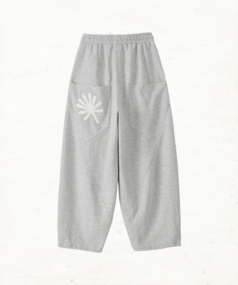 DD structure balloon sweat pants (GREY)