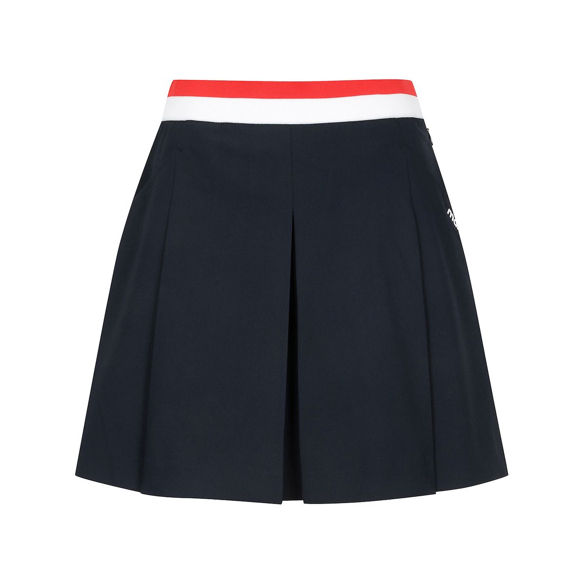 마틴골프(MARTINE GOLF) Knit Matching Pleats Culottes_Navy