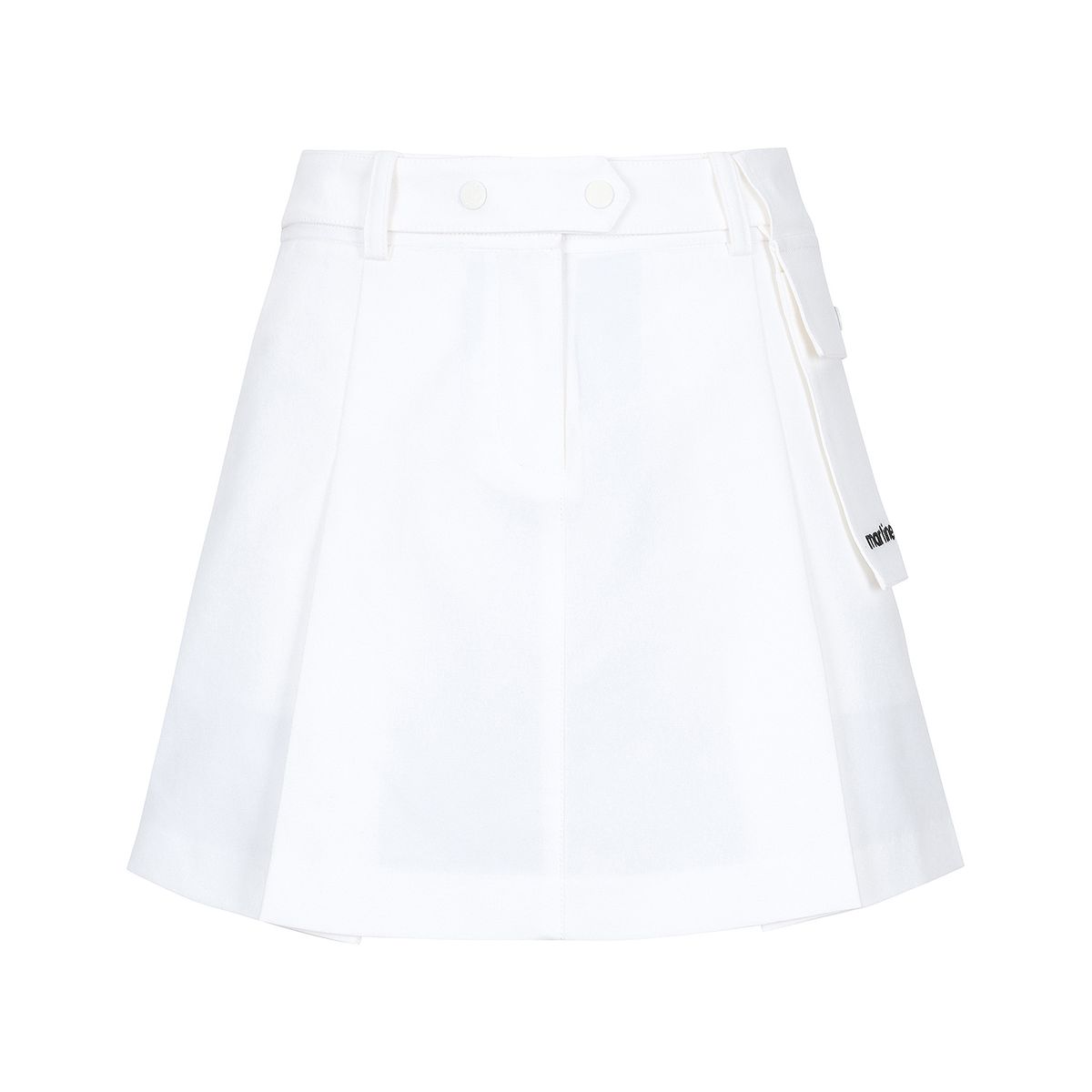 마틴골프(MARTINE GOLF) Belt Pocket Culottes_White