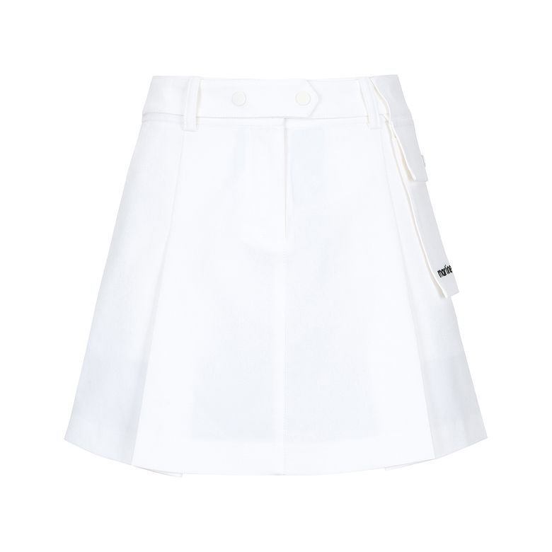 Belt Pocket Culottes_White