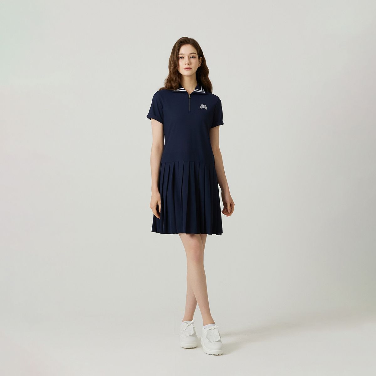 마틴골프(MARTINE GOLF) Pique Jersey One-piece_Navy