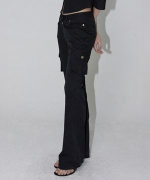 Another Bootcut Cargo Pants (black)