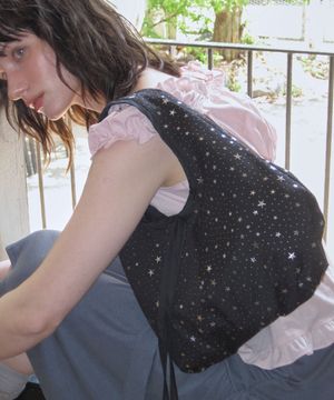 베이비 필로우 토트백 [스타 실버 블랙]