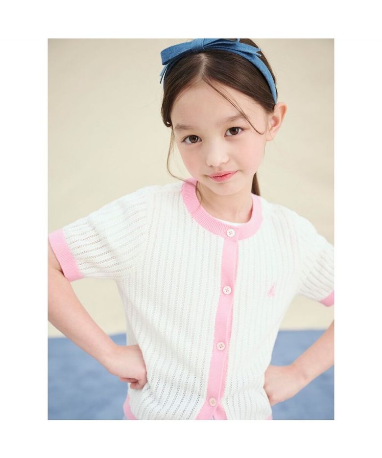 여아 크로쉐 가디건  아이보리 (BI545AG030)