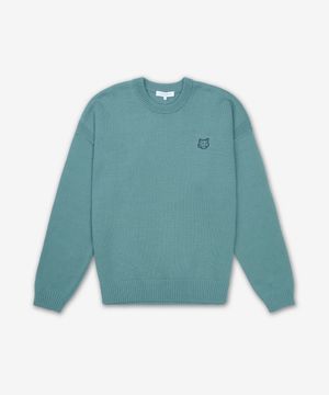 볼드 폭스 헤드 패치 맨투맨 - 소프트 틸 / OM00801KT10990080