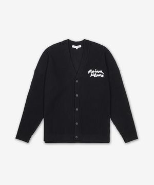 핸드라이팅 로고 컴포트 가디건 - 블랙 / OM00505KT1126P199