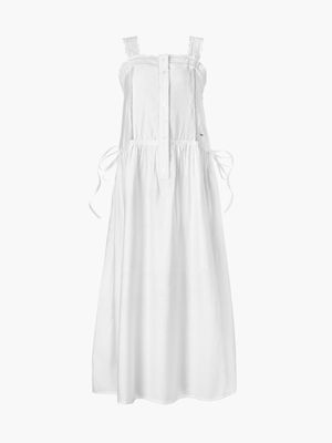 레이스 테이핑 롱 원피스 (화이트)