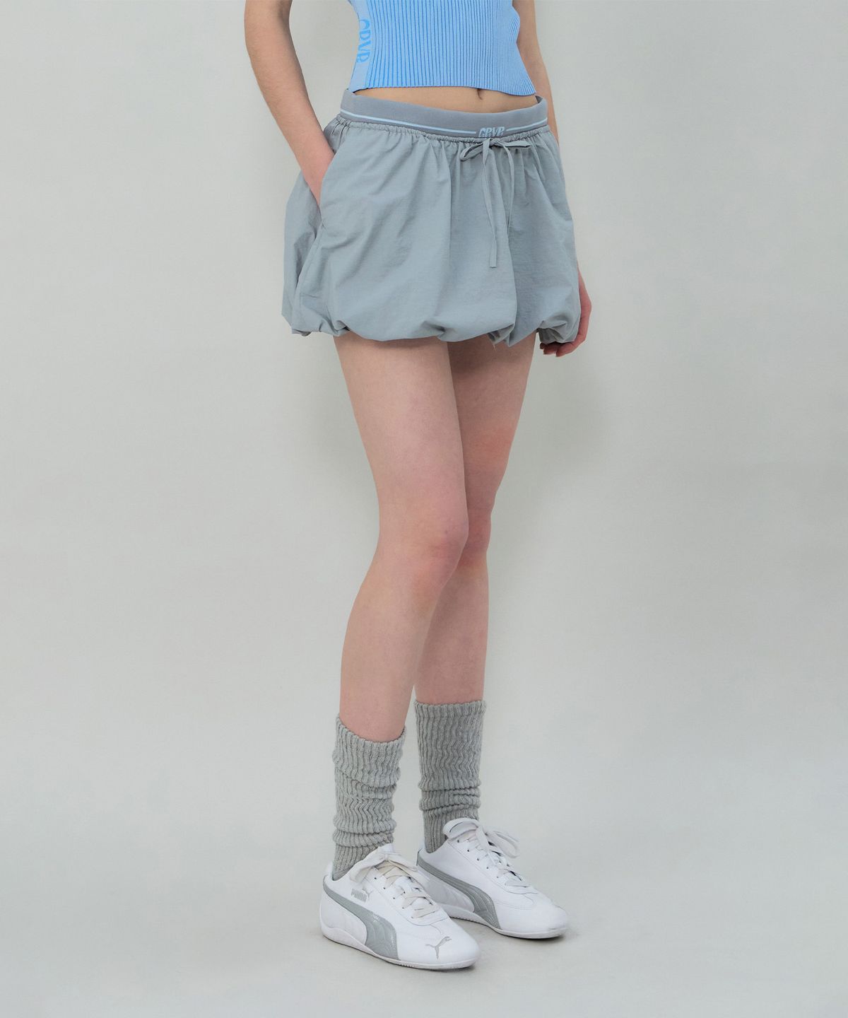 그로브(GROVE) JULES BALLOON SKIRT (GREY)