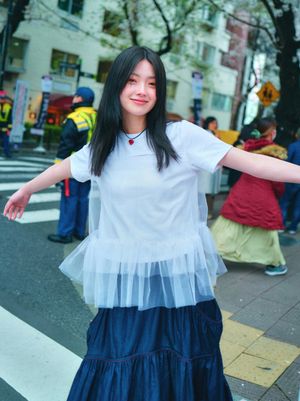 MESH LAYERD FRILL T-SHIRTS_WHITE