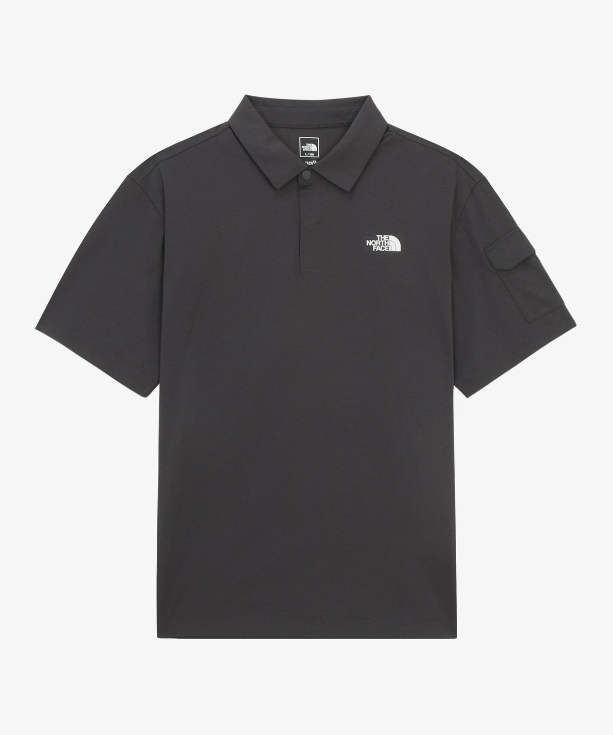 노스페이스(THE NORTH FACE) NT7PR09C 올데이 반팔 폴로 CHARCOAL_GREY