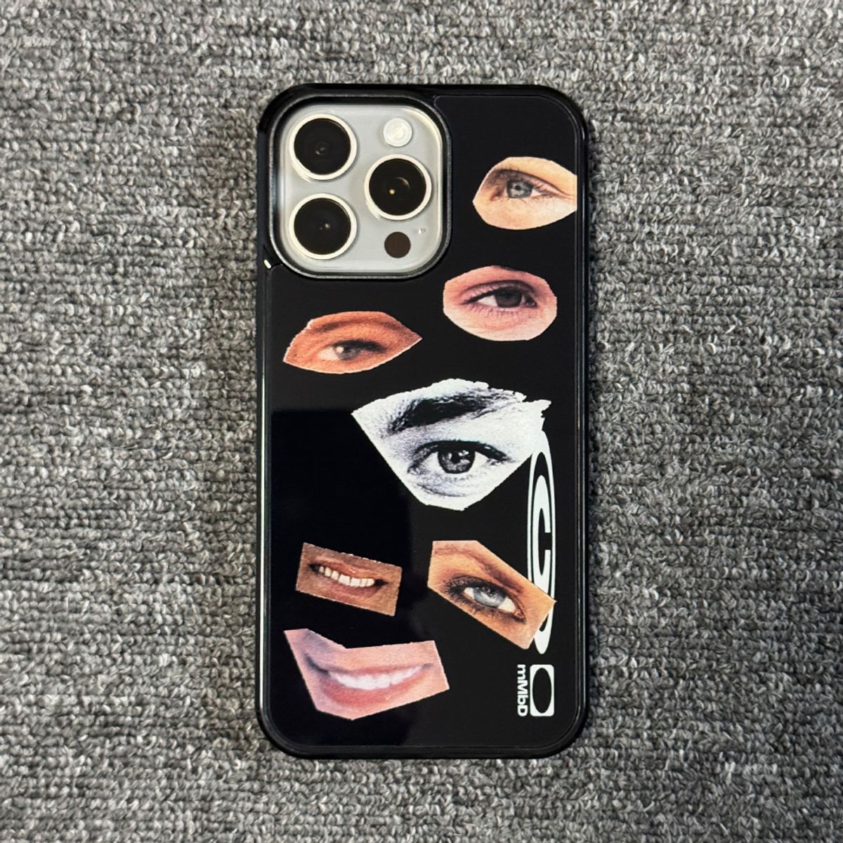 메모리즈바운더리(MEMORIESBOUNDARY) Particles of Memory Phone Case (Glass_BK)/(MagSafe)