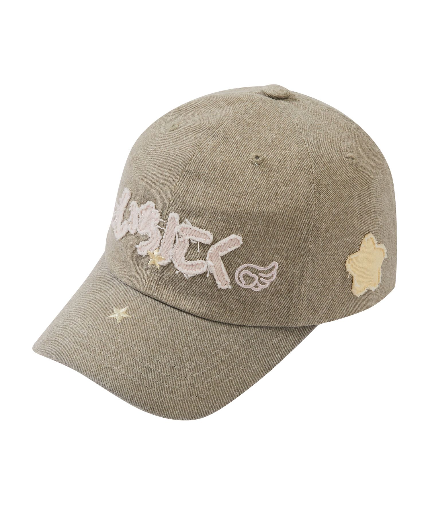 MUSINSA | ILLIGO Angel Applique Ball Cap Brown