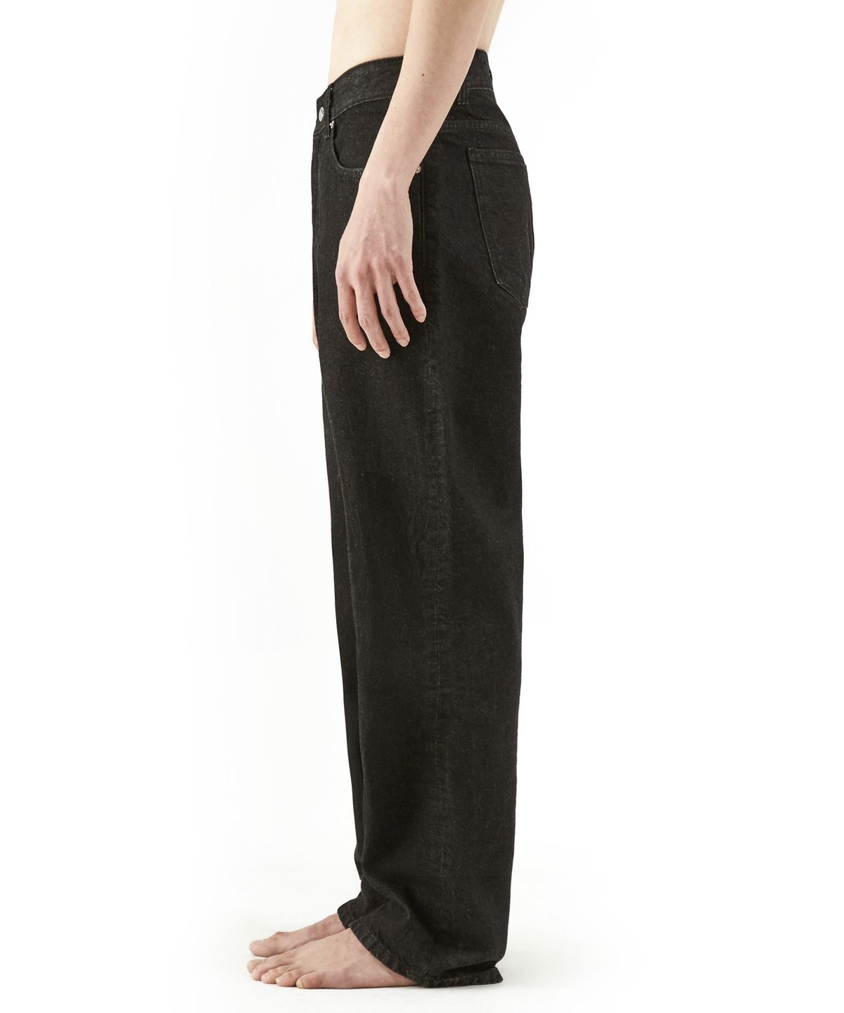 유스(YOUTH) Straight Denim Pants - Washed Black