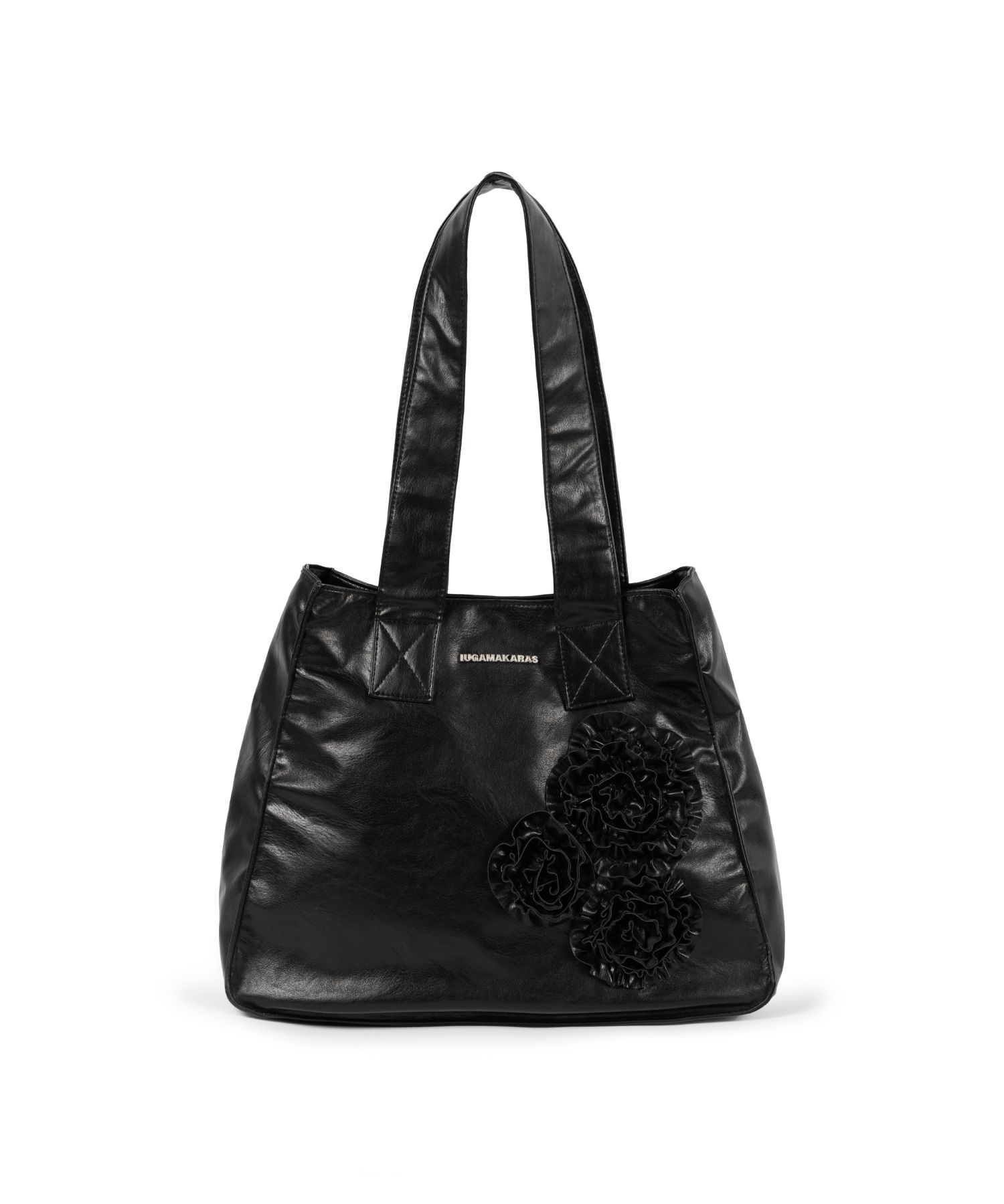 IUGAMAKARAS ■ Flowers Leather Shoulder Bag MUSINSA | IUGAMAKARAS Flowers Leather Shoulder Bag (Black)