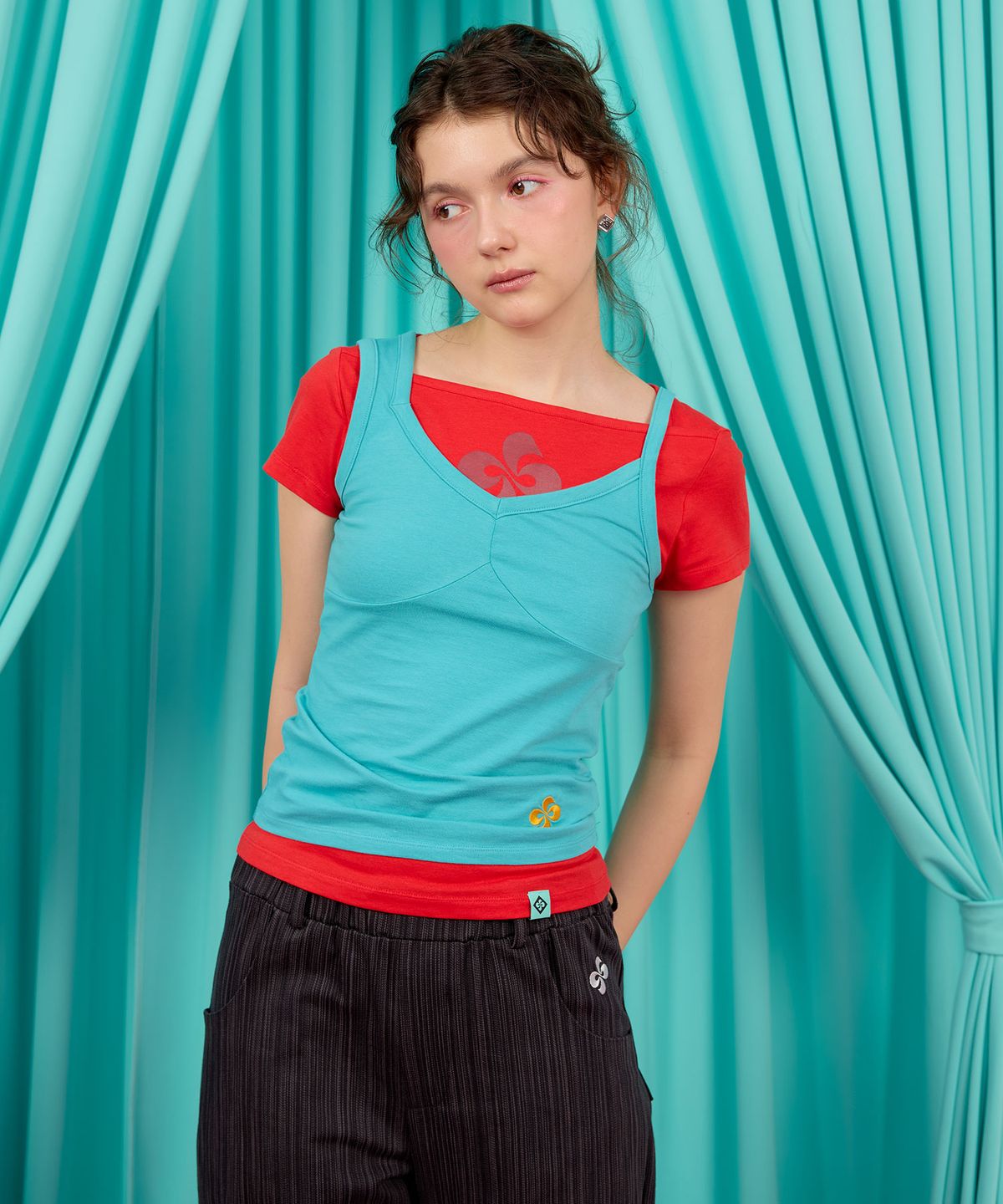 헤레틱(HERETIC) ONE EDGE SLEEVELESS / aqua mint