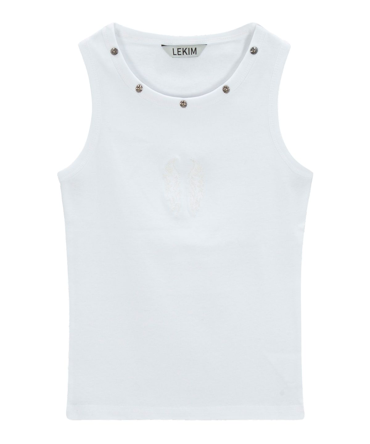 레킴(LEKIM) LWE 스터드 나시 화이트 (UNISEX)