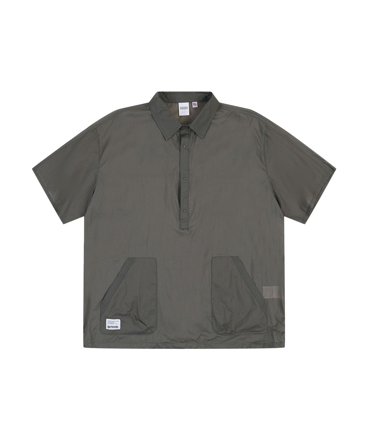 아웃도어 프로덕츠(OUTDOOR PRODUCTS) SHORT SLEEVE COLLAR ANORAK (MOCHA)