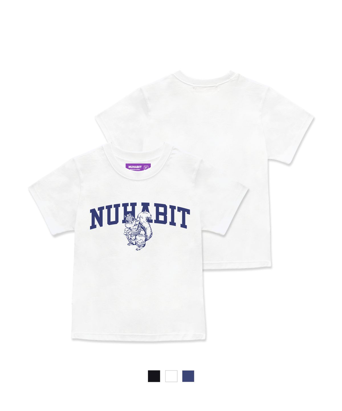 뉴해빗(NUHABIT) N/H BREAD MOUSE 슬림핏 반팔 티셔츠 (SFS2-5NH1332)