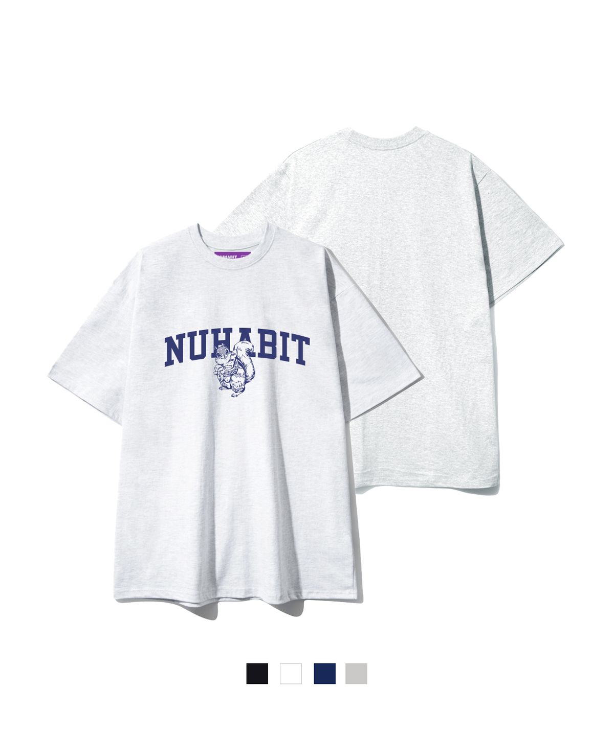 뉴해빗(NUHABIT) N/H BREAD MOUSE 오버핏 반팔 (SOS2-5NH1332)