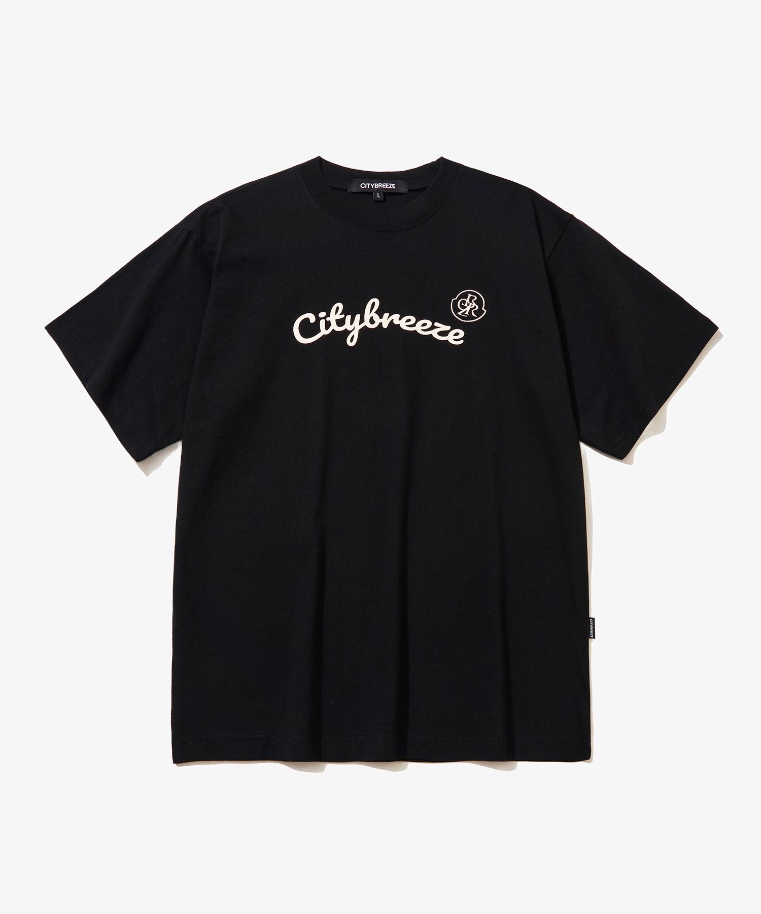 MUSINSA | CITYBREEZE Breeze Line Short Sleeve T-Shirt_BLACK