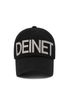 DEINET BIG LOGO CAP IN BLACK