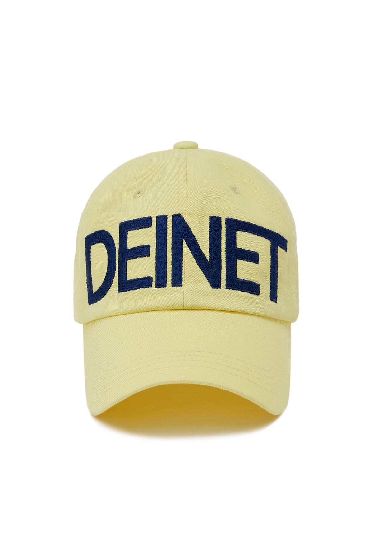 다이닛(DEINET) DEINET BIG LOGO CAP IN LEMON