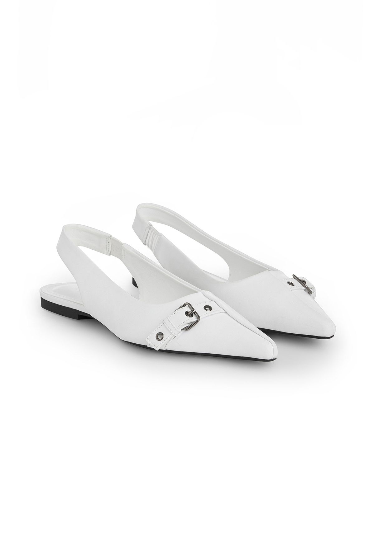 다이닛(DEINET) DEINET BUCKLE MULE IN WHITE