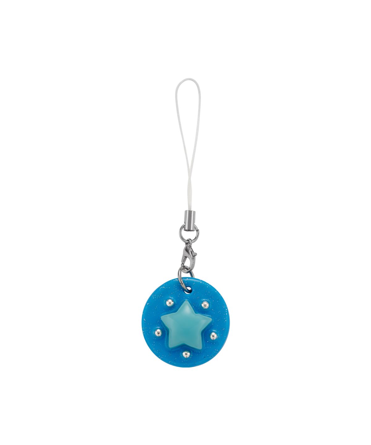 엔프프(NFF) star round phone strap-blue