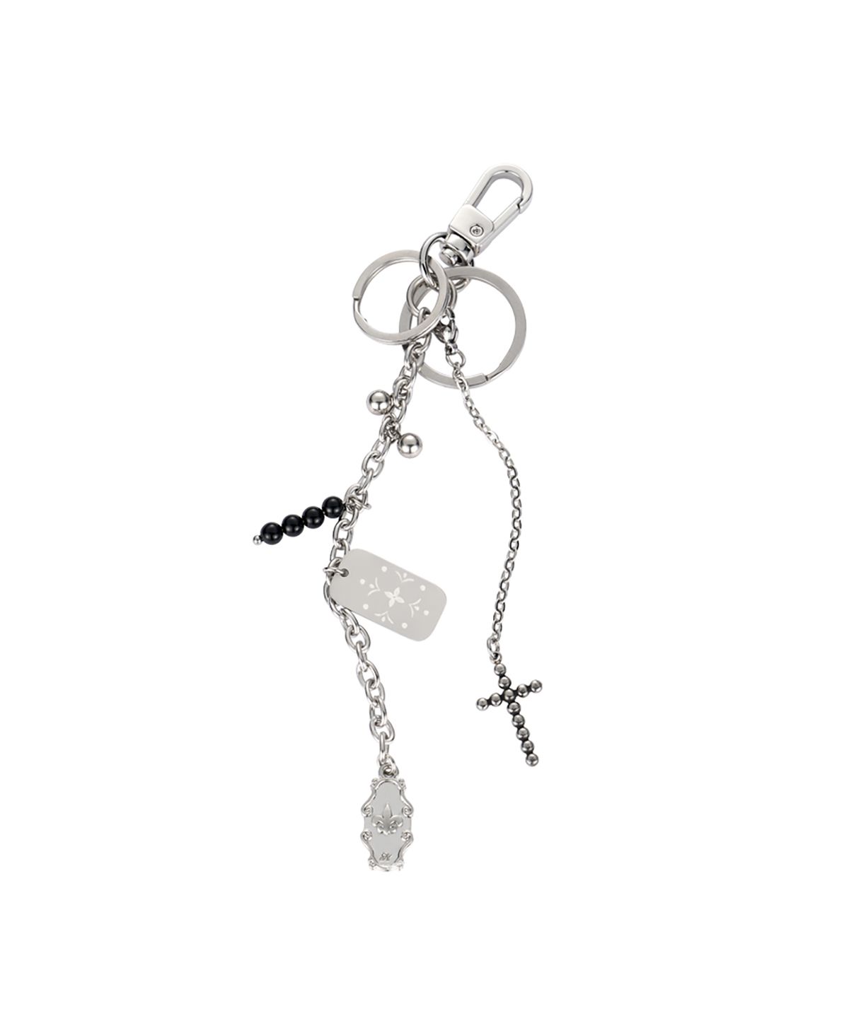 엔프프(NFF) cross ball key ring-silver