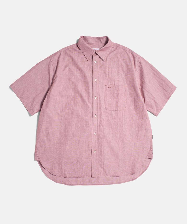 [JPN Fabric] Comfort S/S Shirt Red H.D