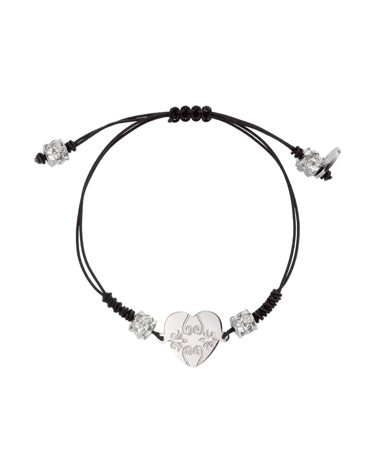 엔프프(NFF) heart bloom bracelet-black